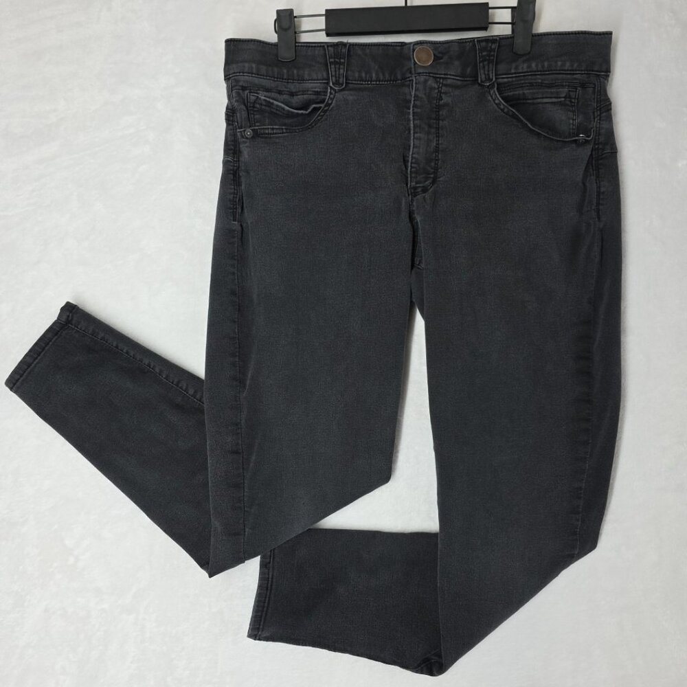 Democracy Ab Soultion Womens Black Denim Skinny Jeans Size 16 *READ*